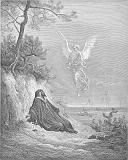 Dore_11_1Kings19_Elijah Is Nourished by an Angel